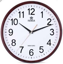 Bawang bedroom living room office mute quartz clock modern personality creative round 12 inch hanging clock