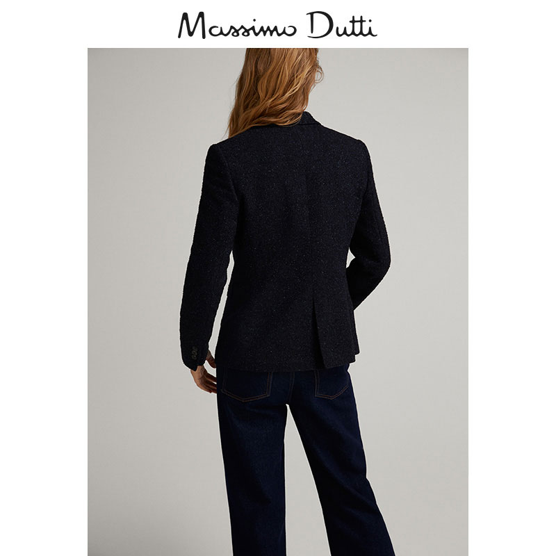 Veste pour femme MASSIMO DUTTI en Laine - Ref 3221223 Image 3