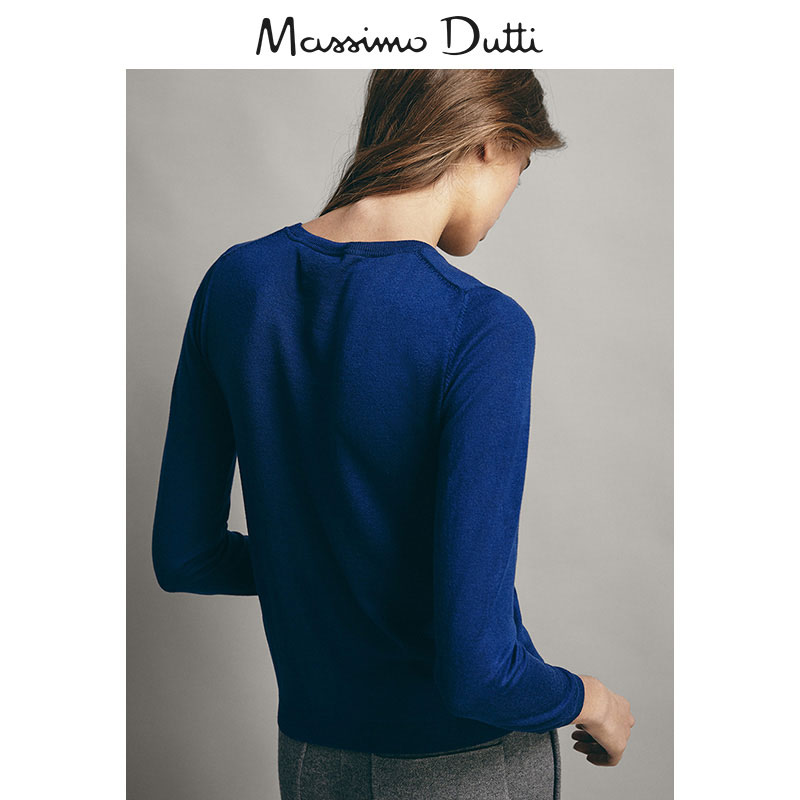 Cardigan MASSIMO DUTTI en De la soie - Ref 3231219 Image 3