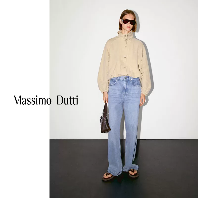 Скидочное обновление MassimoDutti женское осень-зима 2025 новая модель кокон-подlihat bomber куртка стеганый короткое пальто 06711222752
