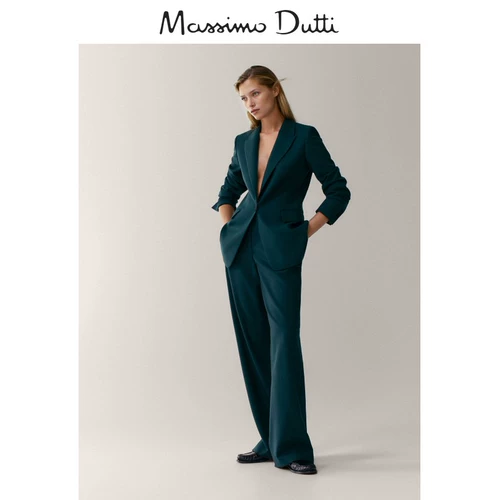 Massimo Dutti, шерстяной фланелевый костюм, комплект