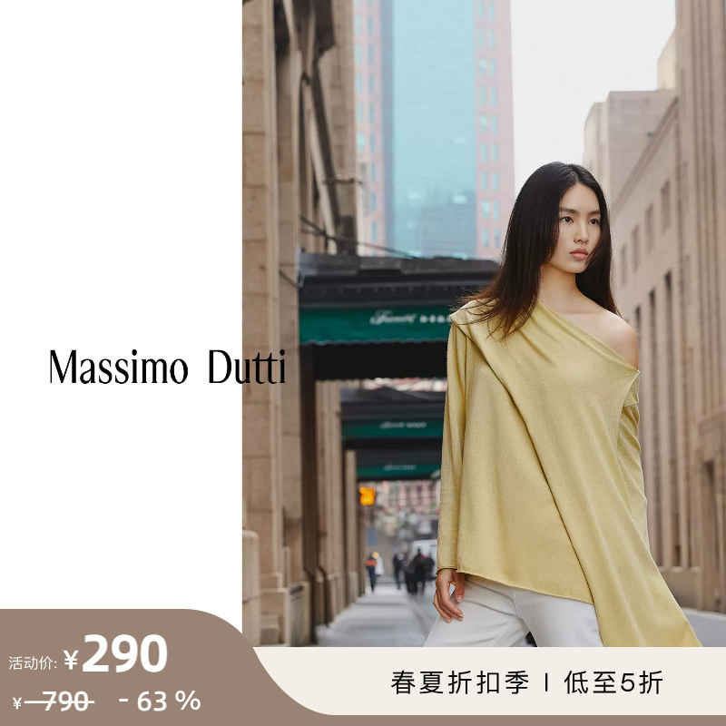 Discount Season Massimo Dutti Women's Clothing 2026 Spring/Summer New Stylish and Trendy Niche Design Scarf Long-Sleeve Knitwear 05660560514 Discount Season Massimo Dutti Women's Clothing 2026 Spring/Summer New Stylish and Trendy Niche Design Scarf Long-Sleeve Knitwear 05660560514