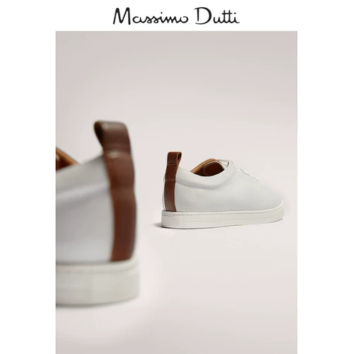 Massimo Dutti, белые напяточники, спортивная обувь для отдыха, белая обувь