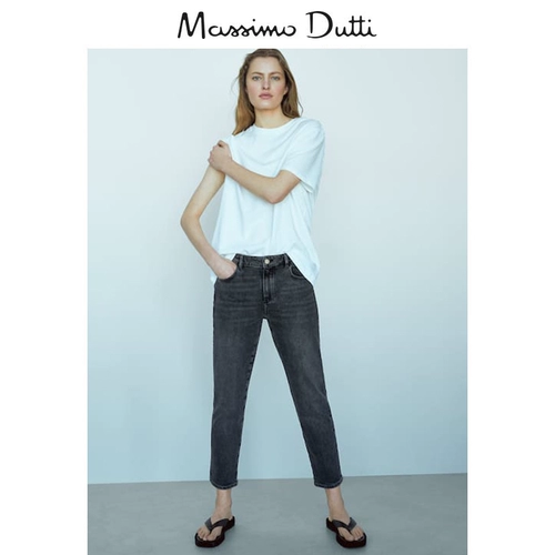 Massimo Dutti, джинсы, облегающий крой, средняя посадка