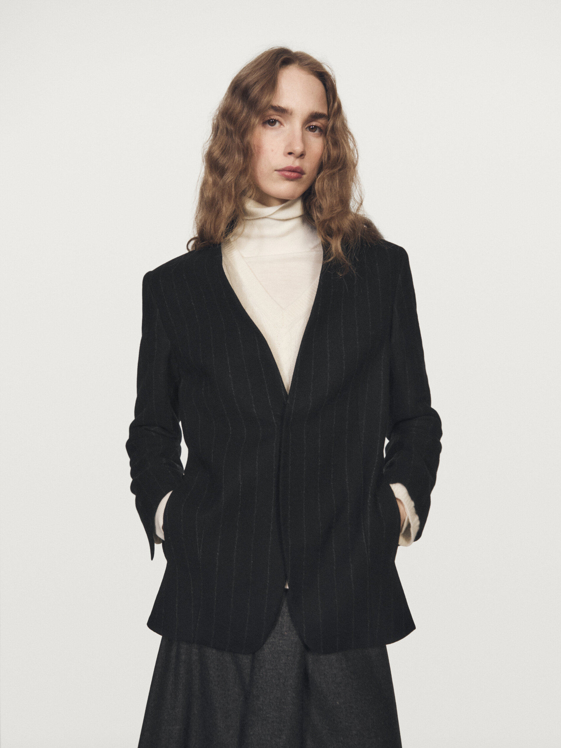 Massimo Dutti, демисезонный тонкий костюм 