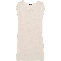 New Season Special MassimoDutti Womens Clothing 2024 Summer New Lazy Hollow Side Slit Mid-Length Drop Shoulder Sleeve Knitted Vest 05617502712