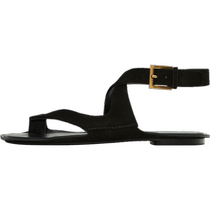 Discount Season Massimo Dutti Womens Shoes 2024 Summer New Suede Leather Flat Sandals 11728350800