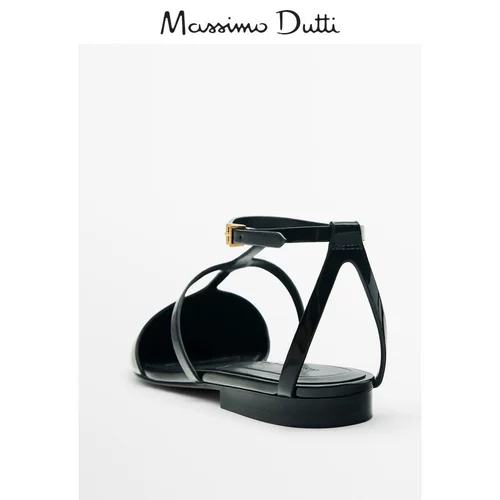 Massimo Dutti, дизайнерские туфли с заостренным носом, 2023, осенние, тренд сезона