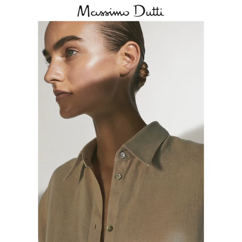В конце сезона скидка Massimo Dutti Женская одежда 2020 Осень и Зимние Новые льны Повышенные версии 05111512806