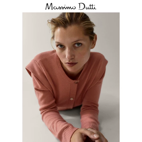 В конце сезона скидка скидка Massimo Dutti Capsule Series Женская одежда осень и зимняя сторона Департамент дизайна. Кассовая кардиган 05676501607
