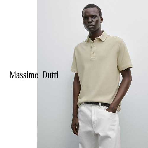 Massimo Dutti, летняя хлопковая футболка polo