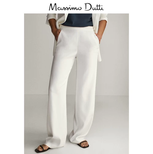 Massimo Dutti, штаны, свободный прямой крой