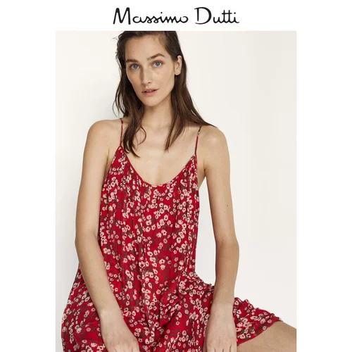 Massimo Dutti, летнее платье для отдыха, в цветочек