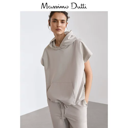 Massimo Dutti, летняя спортивная толстовка без рукавов для отдыха