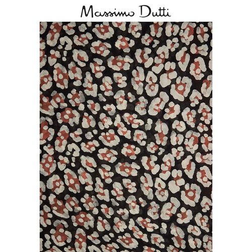 XJ Season-Massimo Dutti Новые женские аксессуары, похожие на цветочные леопардовые шерстяные шерсти модальный шарф 06312751800