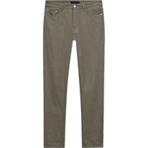 New Season Special Massimo Dutti Mens 2024 Autumn and Winter New Casual Style Green Cotton Tapered Denim Trousers 00050070505