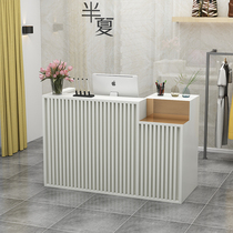 Cash register shop small simple modern clothing shop beauty salon counter hairdressing shop front desk reception desk