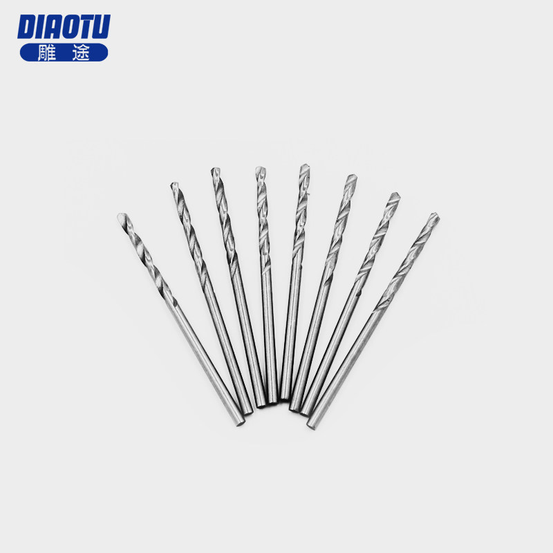 Hard metal twist drill stainless steel straight shank electric turn small iron drill bit thread jade bead open hole accessories