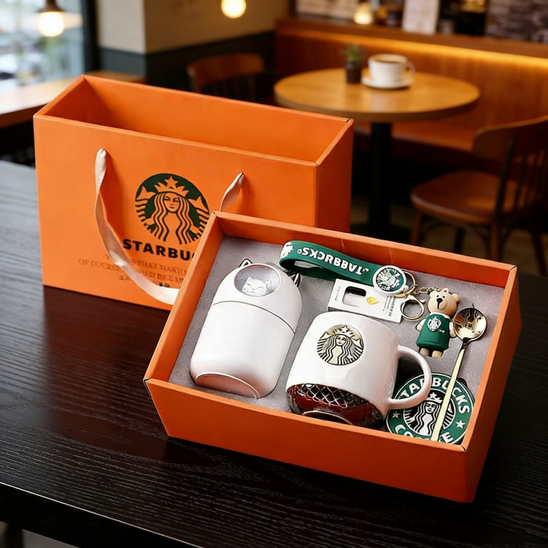 Starbucks Mug High-End Gift Box Company Annual Meeting Business Gift for Friends and Besties Birthday Present