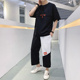 Summer bảo hộ lao động thiết lập năm 2020 mới ngắn tay nam t-shirt loose giản dị Hàn Quốc phiên bản của xu hướng đẹp trai phù hợp với bộ
