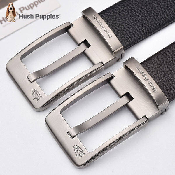 Hush Puppies 暇步士 头层牛皮 男士真皮皮带 天猫优惠券折后￥89包邮（￥189-100）2色可选