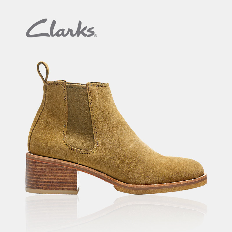 clarks chunky boots