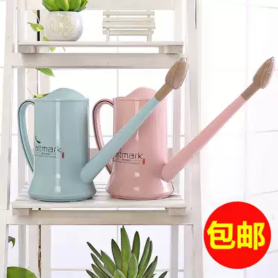 Large sprinkler kettle large capacity extended mouth thick watering garden tools green plant potted spray pot shower kettle 2L