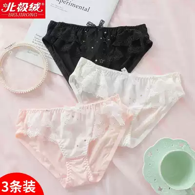 Sexy lace briefs female sweet temptation cute summer thin breathable