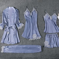 803 комплект из пяти предметов серо-синий