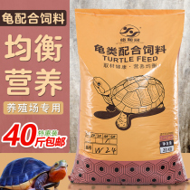 Turtle grain 40kg stone money high protein turtle feed semi-water turtle special crocodile grass Brazilian Tortoise General turtle food