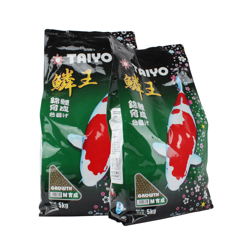 Linwang koi fish feed Fish pond Koi fish food breeding staple food color Yang body 5kg10KG fish food