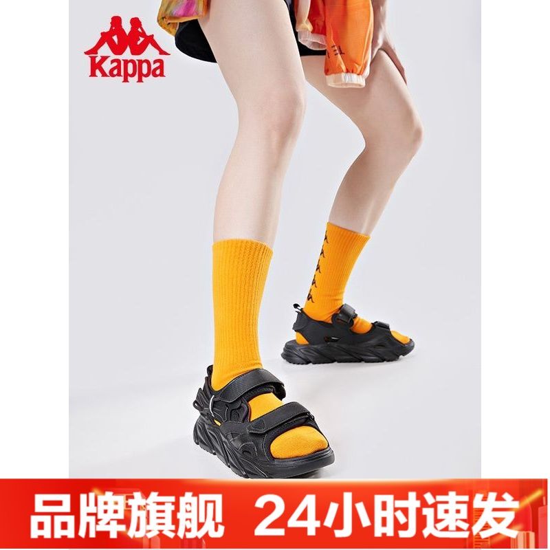 Kappa Thick-Soled New Women's Summer Velcro Sandals Outdoor soft sole Beach Slippers Summer K0D45Ll17 Kappa Thick-Soled New Women's Summer Velcro Sandals Outdoor soft sole Beach Slippers Summer K0D45Ll17