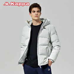 Kappa Kappa down jacket ຜູ້ຊາຍ turtleneck bread coat hooded warm jacket ໃຫມ່ K0A72YY01