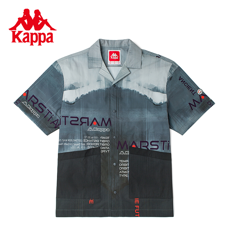 Kappa Short-Sleeved Shirt New Men's Sports T-Shirt Casual Stand-Up Collar Top Inner Wear K0C32Sd20F