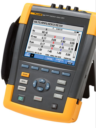 Fluke 430II серии трехфазного качества электрической энергии Анализатор качества энергии