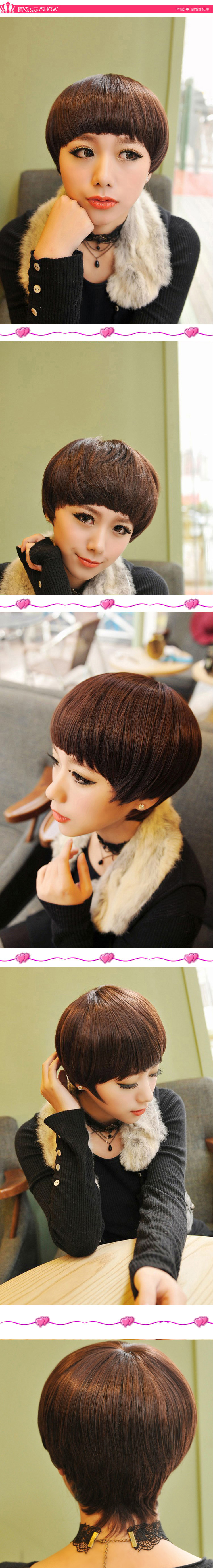 Perruque cheveux raides Court - Ref 2612763 Image 12