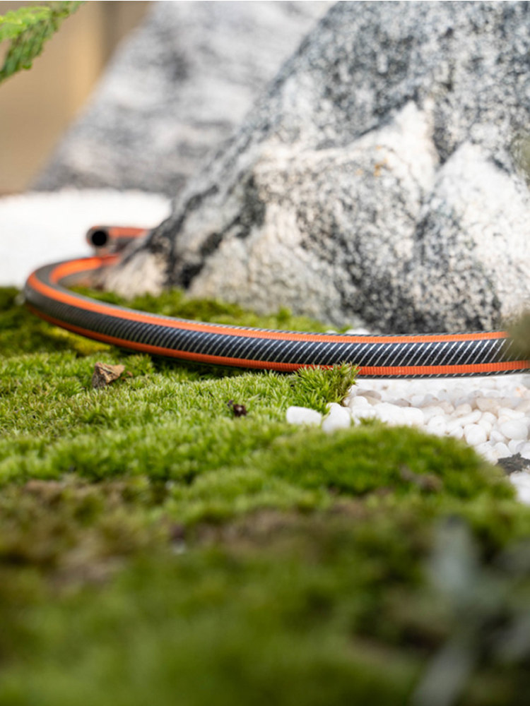 Germany imported GARDENA anti-winding non-knotted six-star explosion-proof pressure-resistant PVC four-point water pipe hose