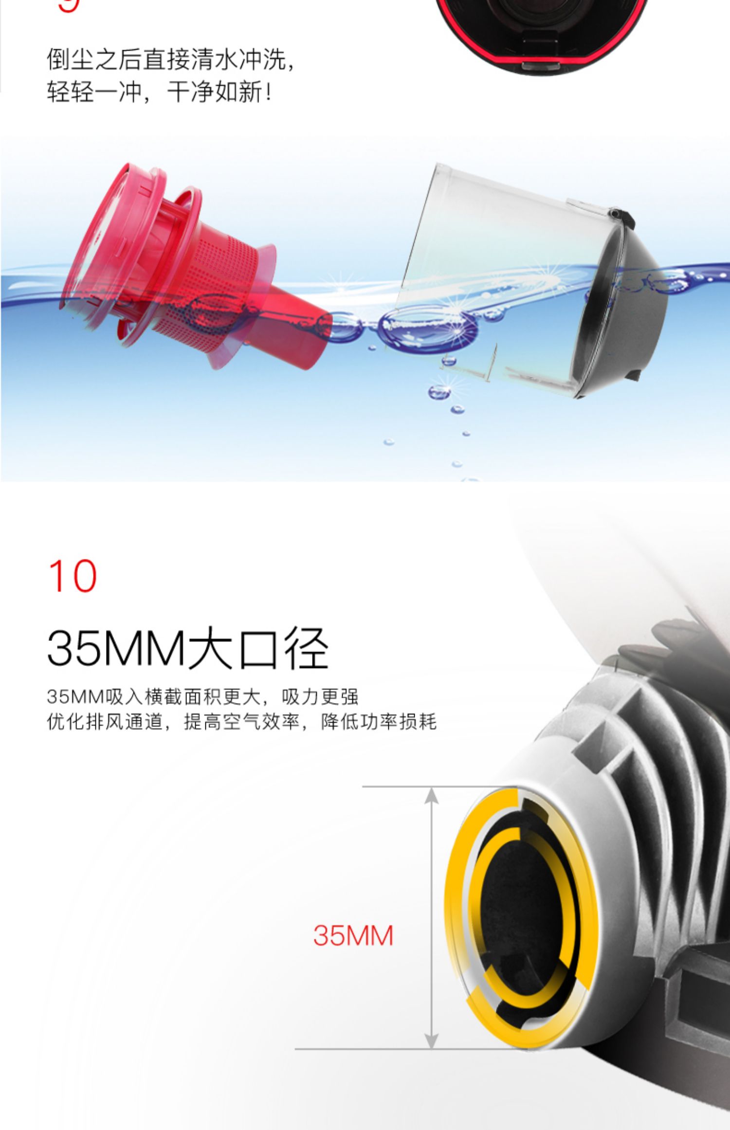 robot hút bụi lau nhà ecovacs t8 aivi Máy hút bụi nhà bà Han cực kỳ yên tĩnh nhỏ nhỏ cầm ngang mạnh mẽ cầm thảm công suất cao - Máy hút bụi máy hút bụi công suất lớn