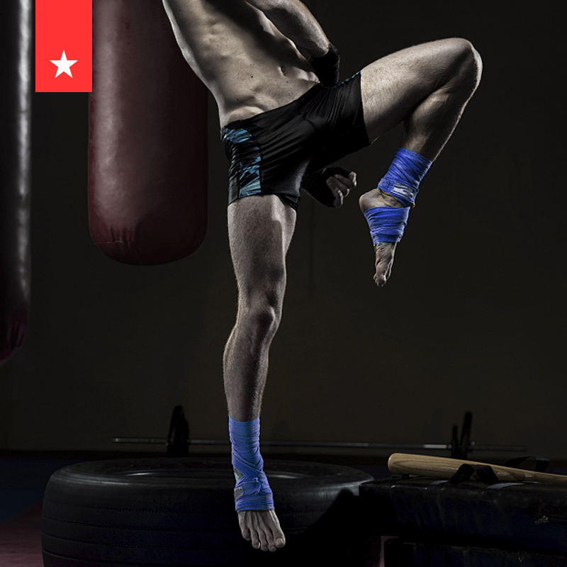Laura Star LS 0112 Autumn and Winter Ankle elastic bandage breathable male boxing sports sprain protective gear