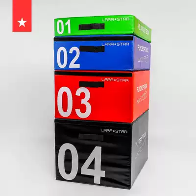 Laura Star four-in-one combination step safety jumping box gym software can train children to bounce and explosive power