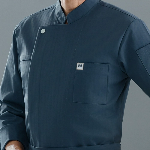 Отель Kitchen Service Осень и зимний ресторан Restaurant Restaurant Restaurant Catering Kitchen Long -sleaved Work Server Печать печати