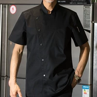 Черные короткие рукава (нажатия пряжки)