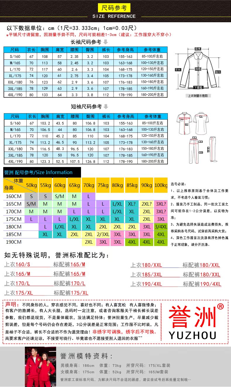 Yuzhou Vẻ Đẹp Tự Động Bảo Hộ Lao Động Nam Mùa Xuân và Mùa Hè Bảo Hộ Lao Động Sửa Chữa Máy Sửa Chữa Xe Dịch Vụ Rửa Nhà Máy Hội Thảo Workwear Set