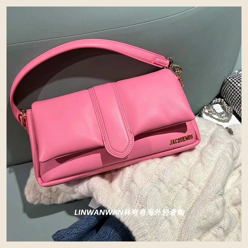French Niche Jacquemus Le Bambimou Pillow Bag, Puffy Bag, Handbag, Underarm Bag, Shoulder Bag, Crossbody Bag