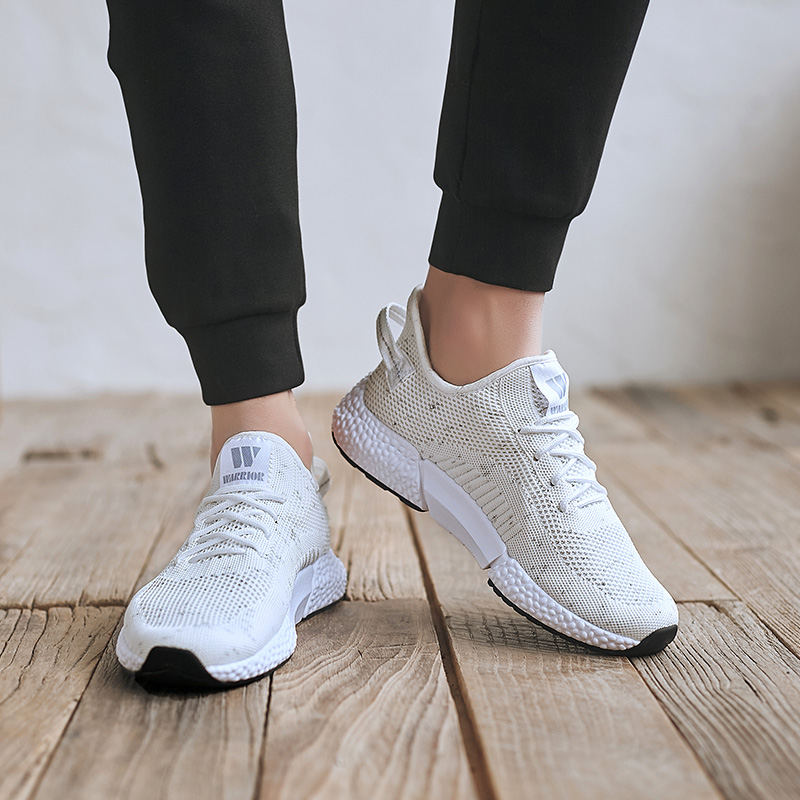 Warrior Back Force Running Shoes Men's Shoes Women Shoes Summer Breathable Fly Woven Mesh Face Shoes Light Casual Shoes WL3571