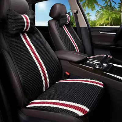 Car cushion four seasons universal three-piece set single? Chair cushion summer ice silk car cushion main passenger seat cushion single piece