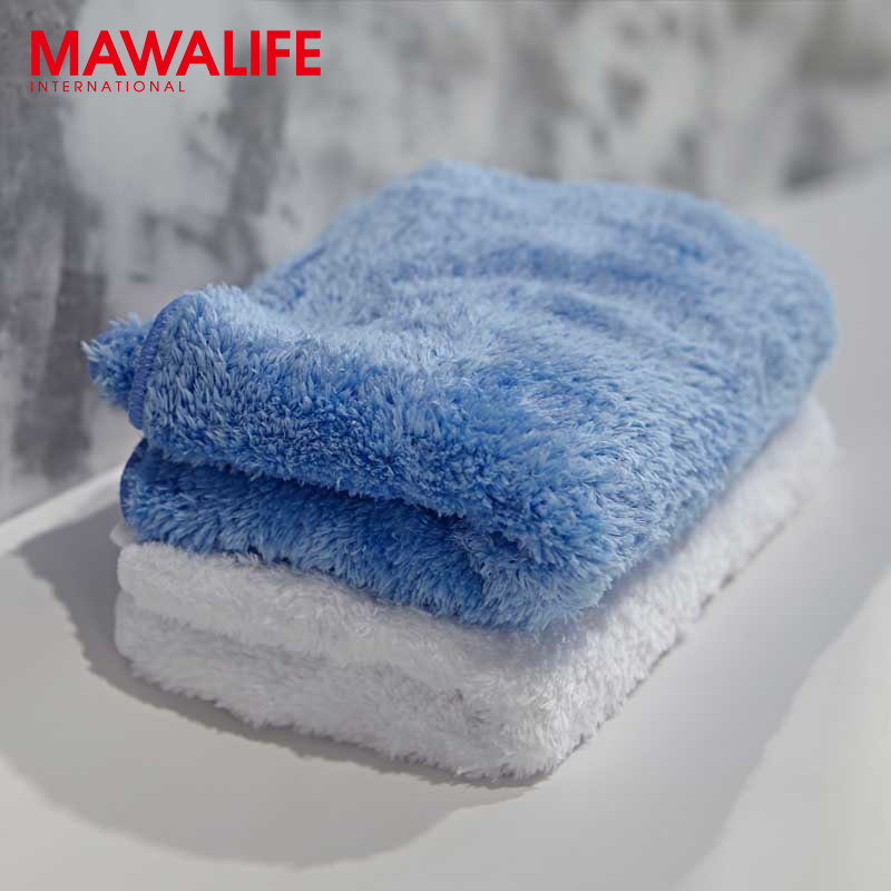 [Pack of 2] Mawalie Baby Face Wash Towels Imported from Taiwan, Antibacterial Kidsren's Baby Towels, Small Square Towels