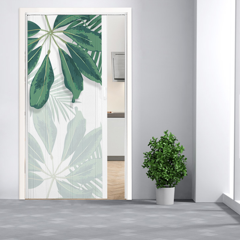 Simple PVC folding door sliding door partition kitchen sliding door bedroom bathroom door toilet bathroom door custom door