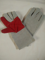 Lengthened cow leather fireproof wire welding work glove abrasion resistant and high temperature resistant cow leather electric welding glove Lauprotect welding gloves