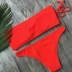 Châu Âu và Hoa Kỳ kỳ nghỉ đồ bơi bikini mới quấn ngực phụ nữ chia áo tắm pit sọc bikini @ khách hàng Đài Loan đồ tắm biển nữ cao cấp Bikinis